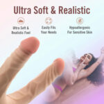 Dr. Skin Plus - 14” Posable Double Dong - Beige - Image 2