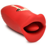 Lickgasm Kiss and Tell Mini Kissing and Vibrating Clitoral Stimulator - Red - Image 3