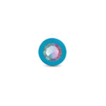 Gemma Clear Iridescent Gem Teal Silicone Plug - S - Image 10