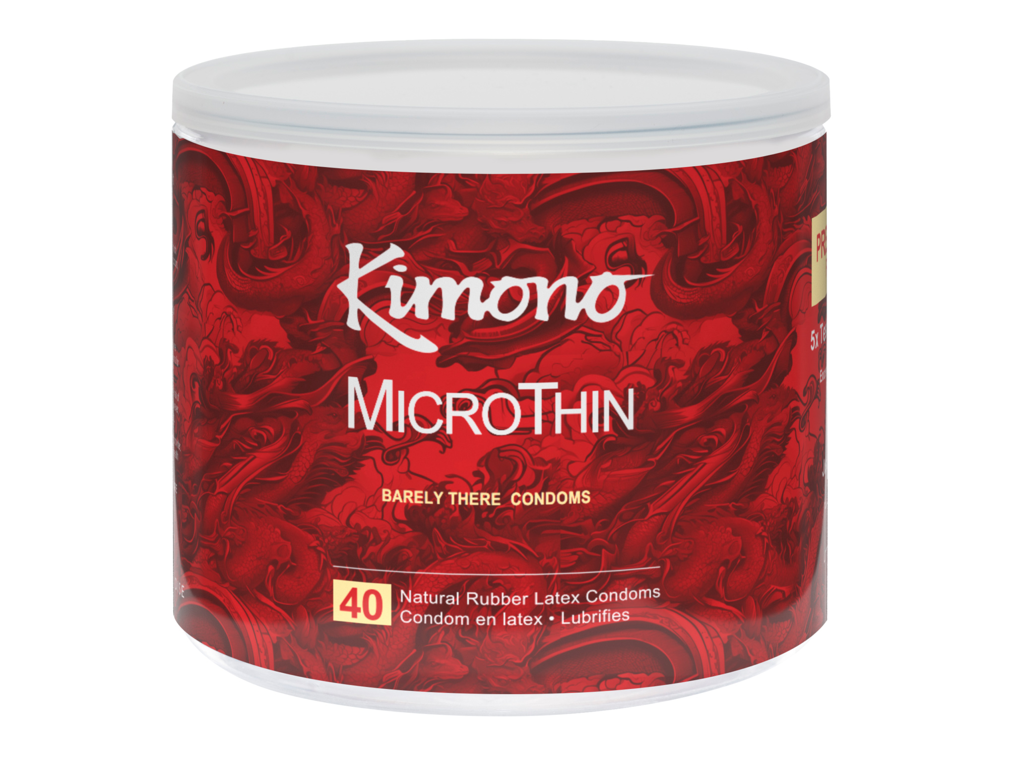 Ae9eJgphKrXCRPcPvVhLQVP8DpndbvNz Kimono Bowl Microthin 40 Count Condoms - Image 1