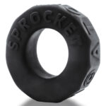 Sprocket Comfort No-Roll Cockring - Black - Image 2