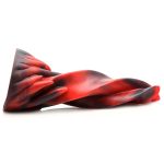 Hell Kiss Twisted Tongues Silicone Dildo - Red - Image 3