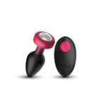 Eluxe Vibrating Clr Gem Rbyombre Plug Md With Remote - Image 5