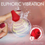 Rose Ring Discreet Finger Vibrator - Red - Image 4