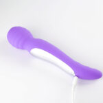 Zoe Twisty Dual Vibrating Pleasure Wand - Purple - Image 5