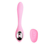 Harmonie Rechargeable Remote Silicone Bendable Vibrator - Pink - Image 3