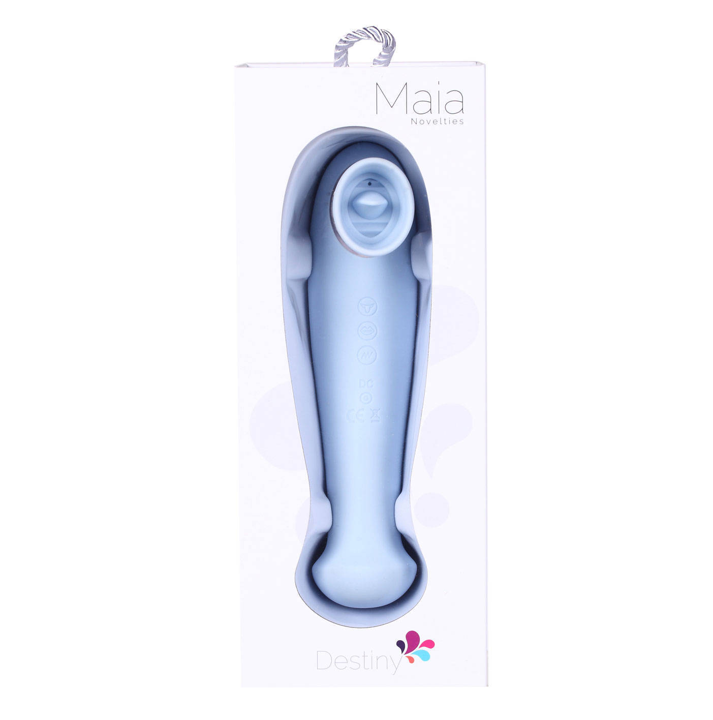 BbLZRMa2NbipX8S2kNez66qEIiCfrgnL Destiny 15-Function Rechargeable Vibrating - Suction Wand - Blue - Image 1