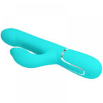 Falin Rabbit Vibrator Pearls - Turquoise - Image 2