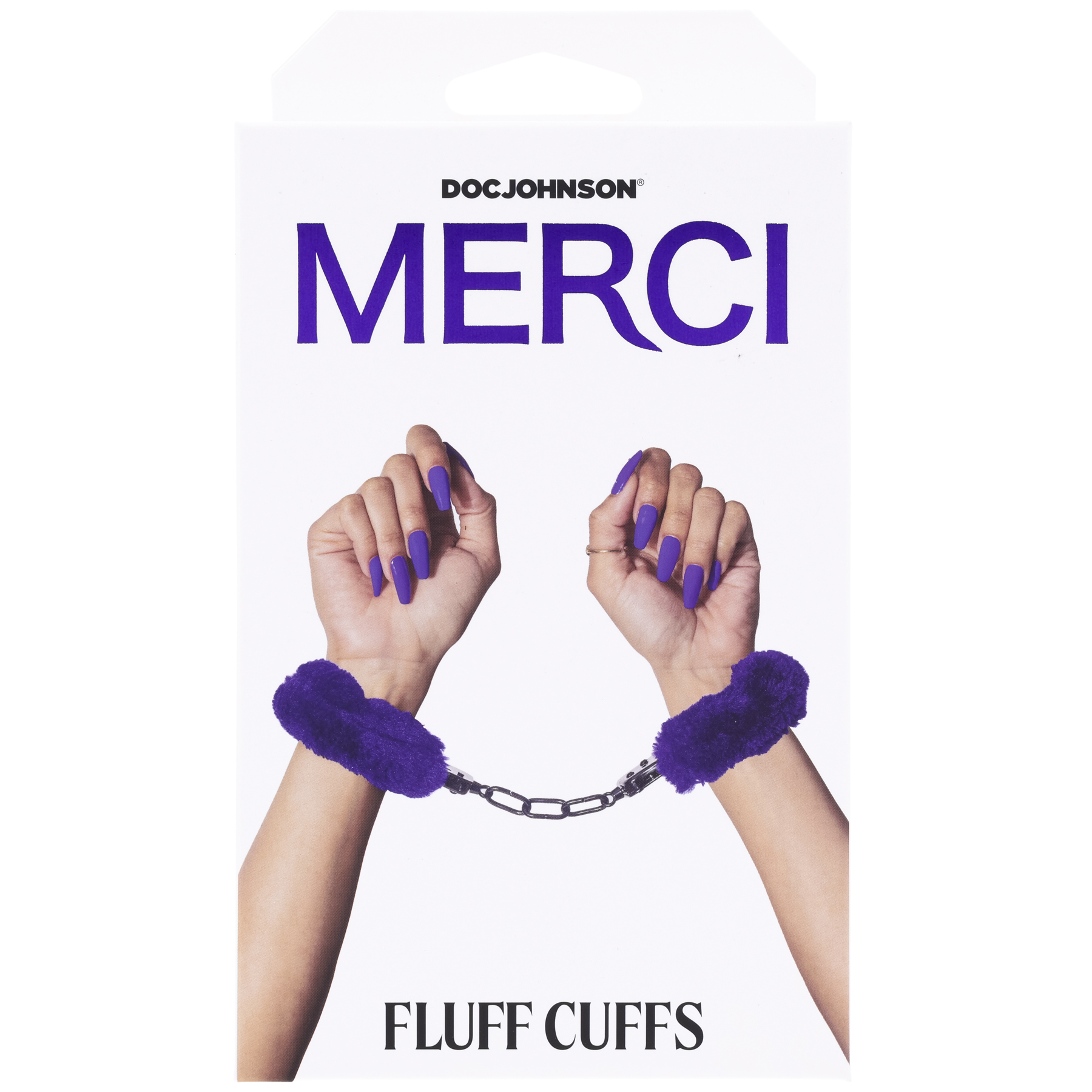 C9CSDjMD8bvSl68opzMabv7AV9YtS8fQ Merci - Fluff Cuffs - Violet - Image 1