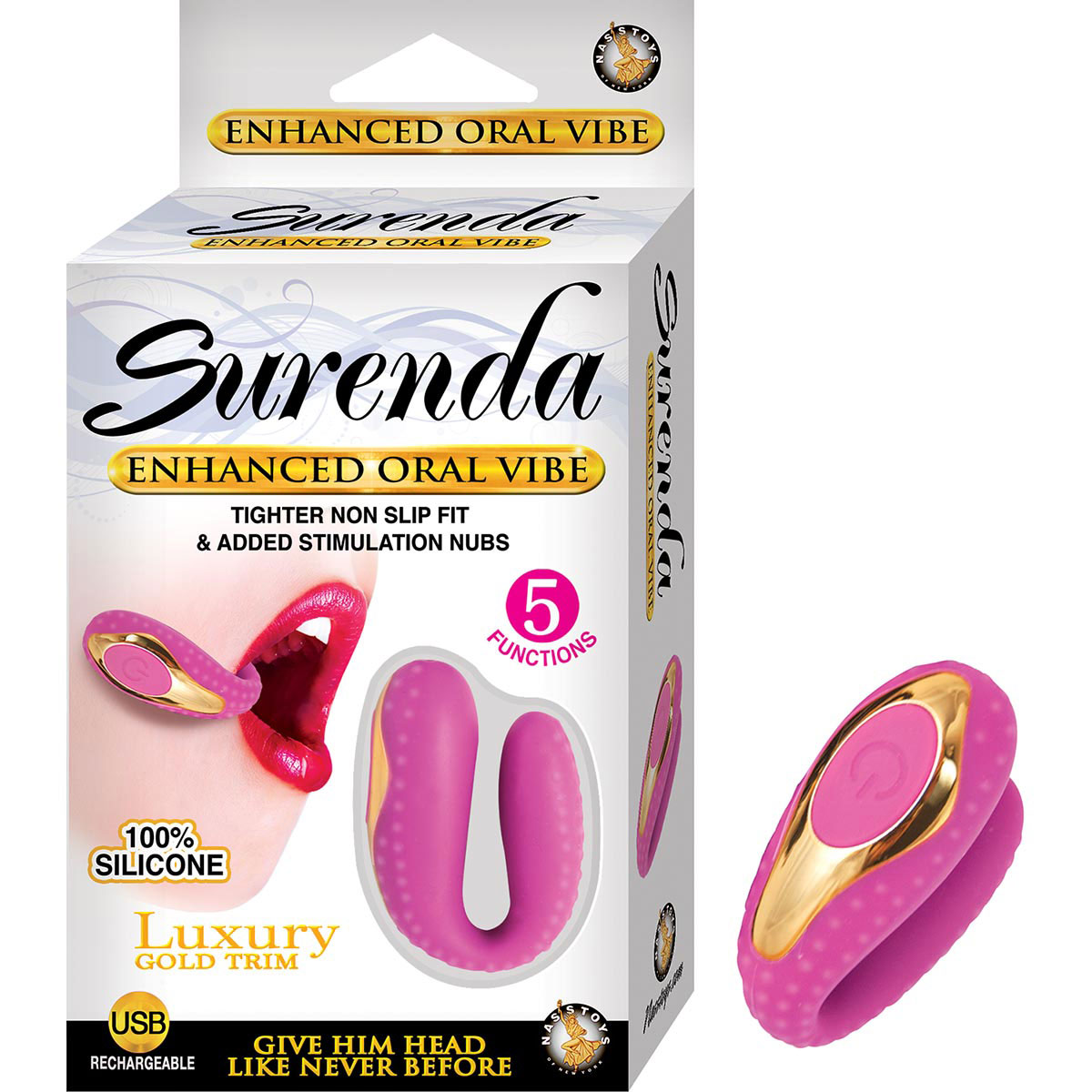 CGPwPaFp Surenda Enhanced Oral Vibe - Pink - Image 1