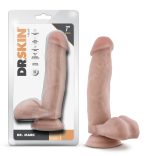 Dr. Skin - Dr. Mark - 7 Inch Dildo With Balls - Beige - Image 4
