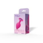 Gemma Purple Gem Pink Silicone Plug - Medium - Image 2
