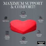 Love Pillow Heart Pillow - Red - Image 4