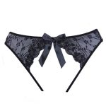 Adore Sheer Teaz Panty - One Size - Black - Image 2