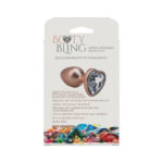Booty Bling Metal Heart Plug - Small - Gold - Image 2