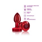Vibrating Red Metal Remote Plug - Small - Image 8
