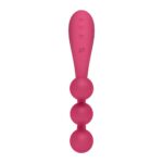 Tri Ball 1 Lay on Vibrator - Red - Image 9