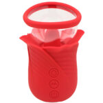 Lily Lover Sucking and Vibrating Clitoral Stimulator- Red - Image 3
