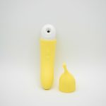 Banana Cream Air Pulse and G-Spot Vibrator - Yellow - Image 3