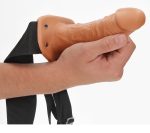 Hollow Strap-on Without Balls 6 Inch - Tan - Image 6