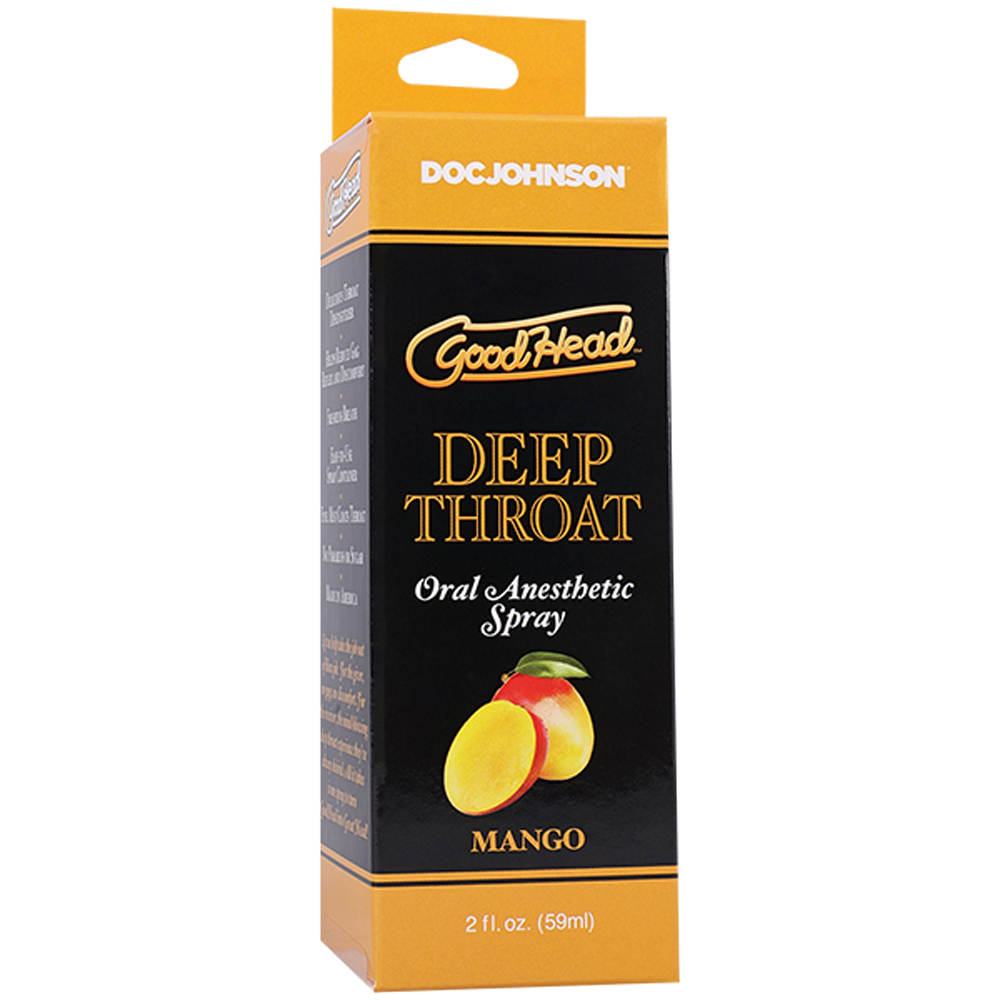 DWNp12XB Goodhead Deep Throat Spray Mango 2 Fl Oz - Image 1