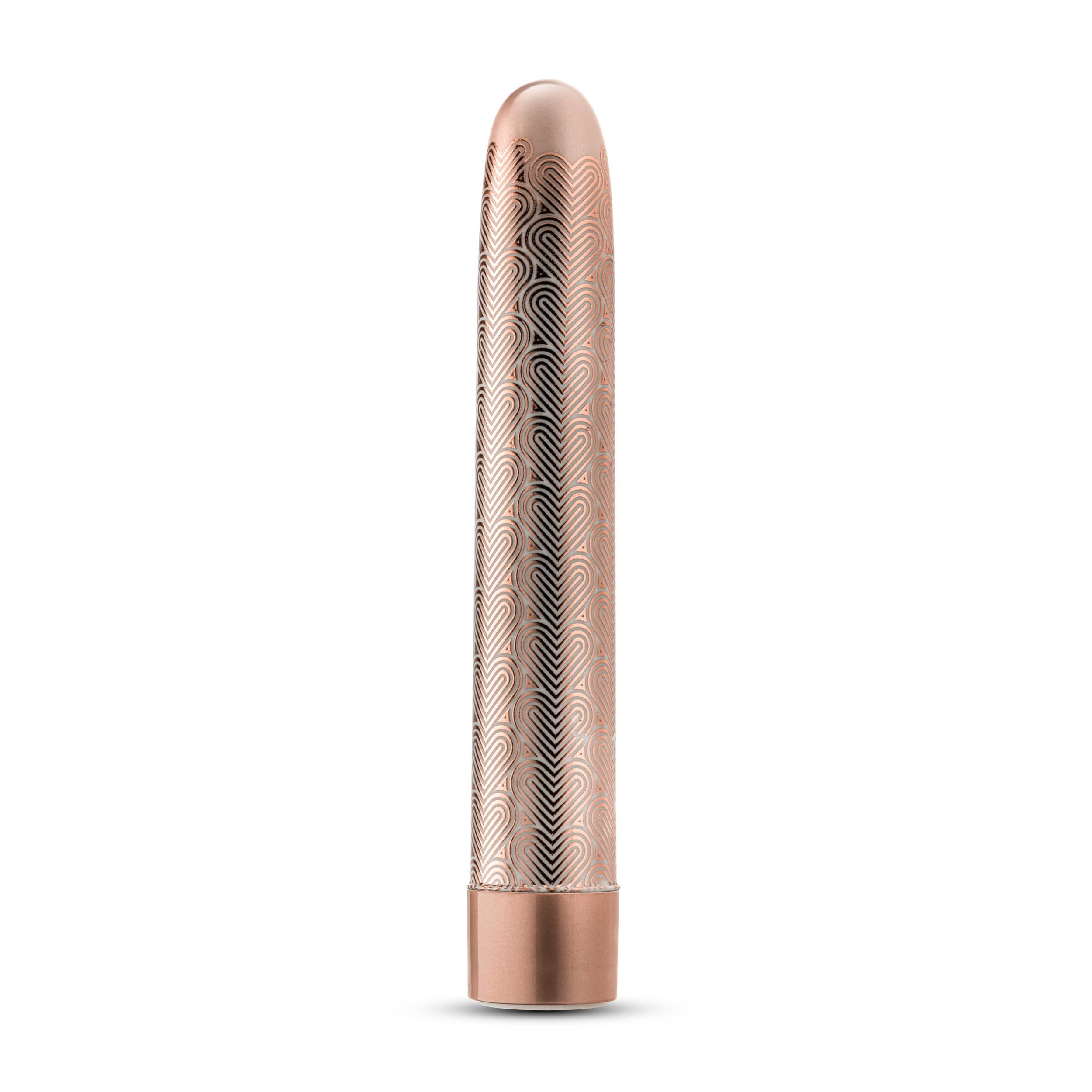 Dg2NokoOzFqcVnim8IrdUtW1lWZ0tz4p The Collection - Lattice - 7 Inch Rechargeable Vibe - Rose Gold - Image 1