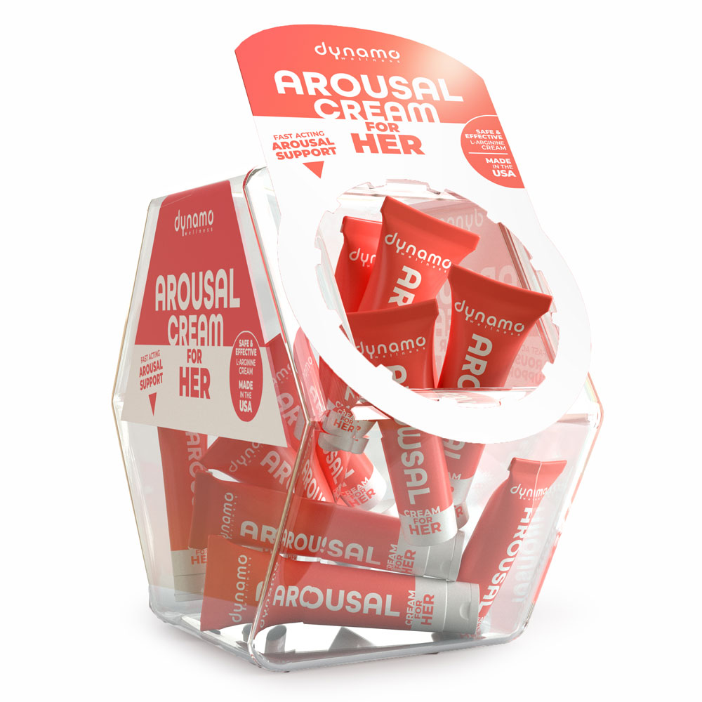 Dj4vN69U Dynamo Wellness Arousal Cream for Her Candy Bowl of 48 - Image 1