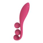 Tri Ball 1 Lay on Vibrator - Red - Image 3