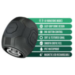 M for Men - Dome X - Vibrating Masturbator - Black - Image 7