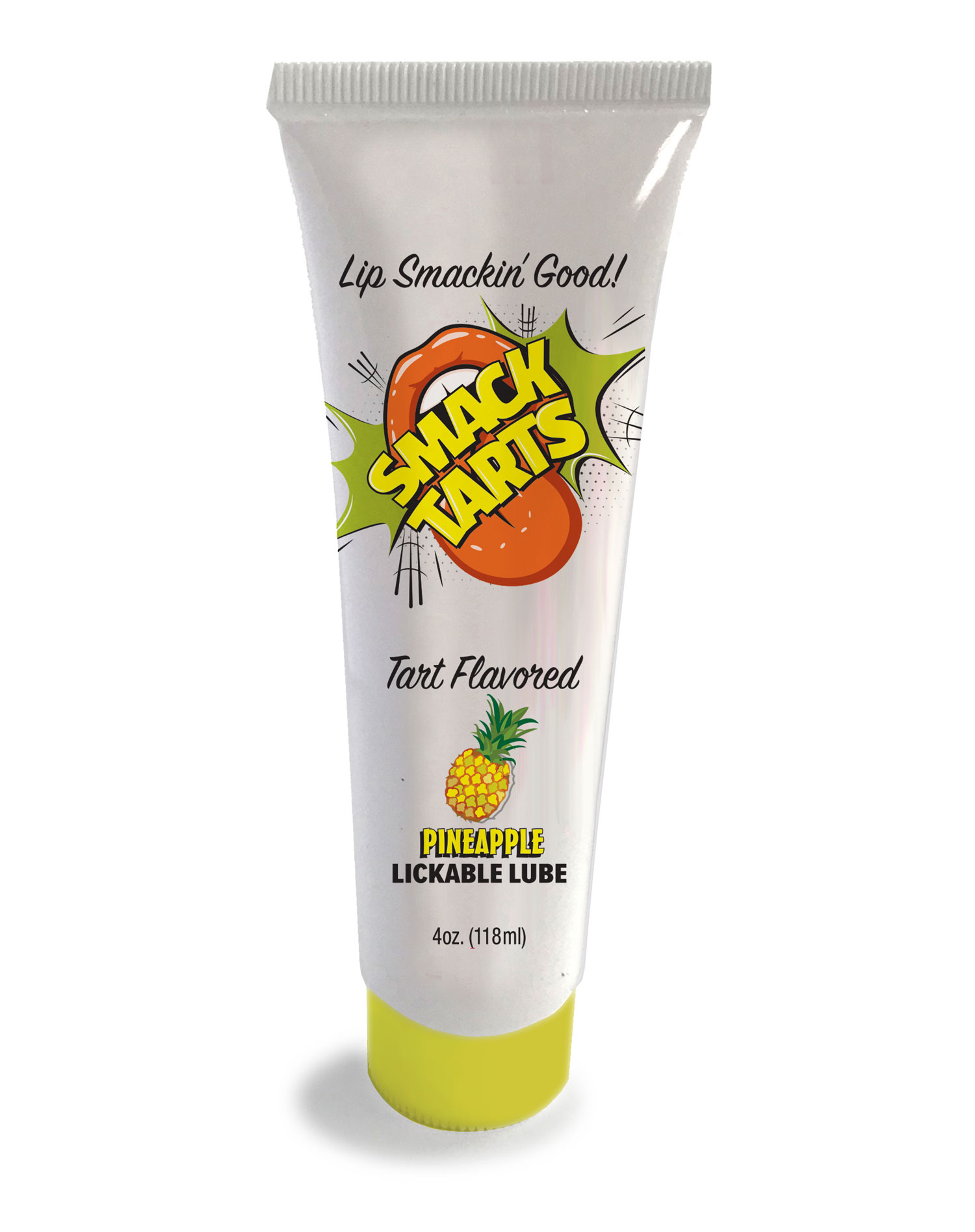 EHx93uwJDzhErIyiB0rvjfaY8Uq772ID Smack Tarts 4oz Lickable Flavored Lubricant - Pineapple - Image 1