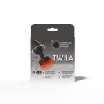 Twila Twirling Smoke Gem Light Up Vibrating Plug With Blk Heart Remote - Image 2