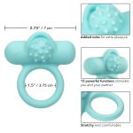 Silicone Rechargeable Nubby Lover's Delight - Blue - Image 6