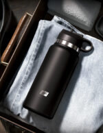 Fap Flask - Thrill Seeker - Black Bottle - Frosted - Image 4