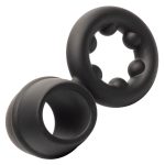 Alpha Liquid Silicone Dual Support Magnum Ring - Black - Image 6