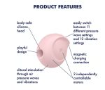 Satisfyer Sugar Rush - Air Pulse Stimulator Plus Vibration - Rose - Image 4