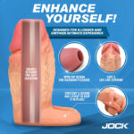 Jock Silicone Penis Extension Sleeve - Light - Image 3