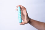 Lola 10 Function Vibrating Twisty Bullet - Teal - Image 3