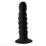 Kendall Silicone Dong Swirled Satin Finish - Black - Image 2