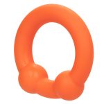 Alpha Liquid Silicone Dual Ball Ring - Orange Orange - Image 4