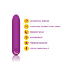 Bombshell Flexible Bullet - Berry - Image 4