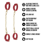 Temptasia Ardor Wrist and Ankle Restraints​ Red - Image 4