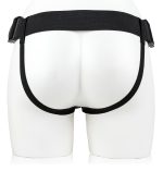 Vibrating Hollow Strap-on No Balls 8 Inch - Flesh - Image 5