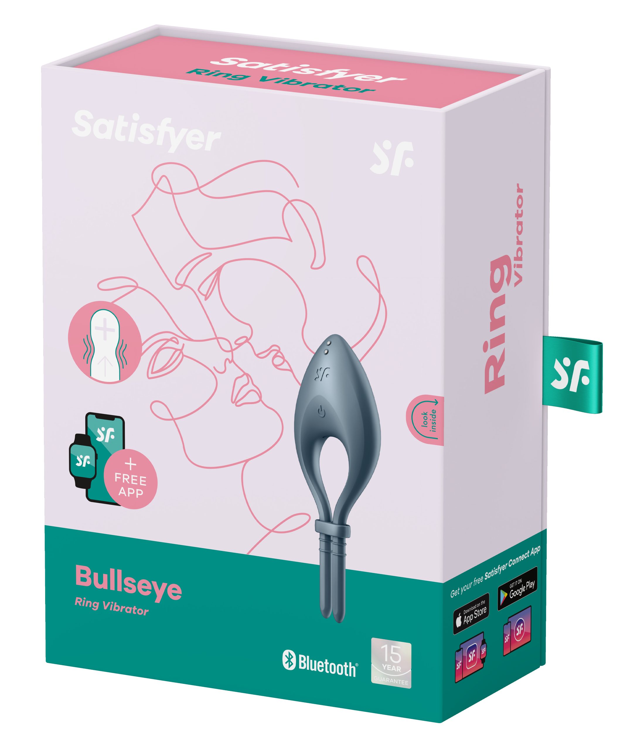 Fmgq6yvCuNteLVpliUrmYYReAHquYhlv Bullseye Ring Vibrator - Dark Blue - Image 1