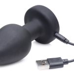 E-Stim and Vibrating Anal Plug - Black - Image 9