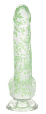 Naughty Bits I Leaf Dick Glow-in-the-Dark Weed Leaf Dildo - Glow in the Dark - Image 6