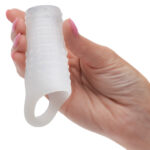 Basic Essentials Liquid Silicone Stimulation Enhancer - Clear - Image 4
