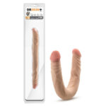 Dr. Skin Plus - 14” Posable Double Dong - Beige - Image 9