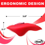 Love Connection Silicone Panty Vibe With Remote Control - Red - Image 8