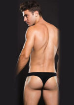 Envy Microfiber Thong - Medium/large - Black - Image 2