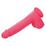 Rechargeable Rumbling and Thrusting Silicone Studs - Pink - Image 3